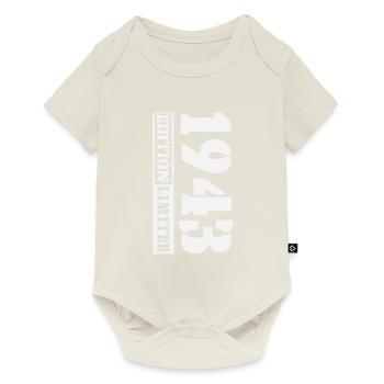 1943 Édition Limitée Humour Anniversaire 80 Ans - Body à manches courtes Premium Bébé - blanc cassé - Devant