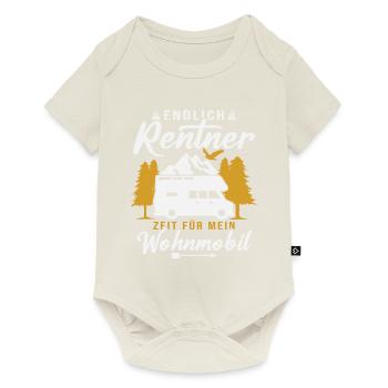 Endlich rentner zeit für mein wohnmobil - Baby Premium Kurzarmbody - Naturweiß - Vorne