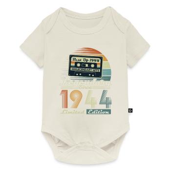 Legendary Since 1944 Vintage Birthday Gift - Baby Premium short-sleeve bodysuit - off white - Front