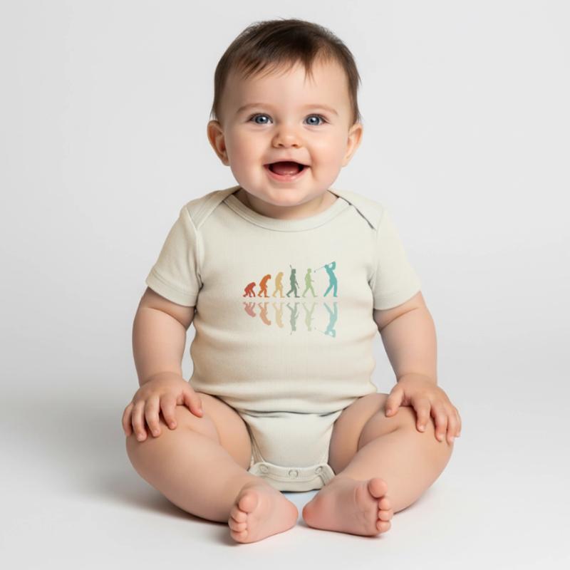 Golf Évolution - Golfer Évolution Body à manches courtes Premium Bébé