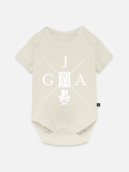 Jga 2024 Junggesellenabschied Affe - Baby Premium Kurzarmbody - Naturweiß