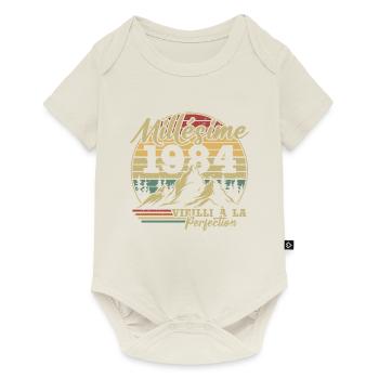 Millésime 1984 - Body à manches courtes Premium Bébé - blanc cassé - Devant