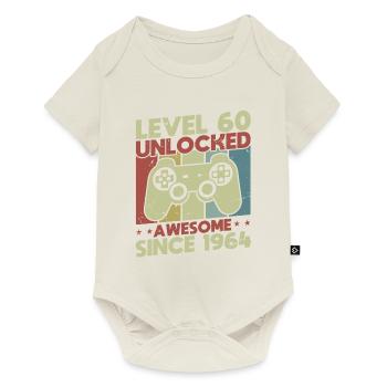 Level 60 Unlocked - Baby Premium short-sleeve bodysuit - off white - Front