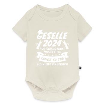 Compagnon 2024 - Body à manches courtes Premium Bébé - blanc cassé - Devant