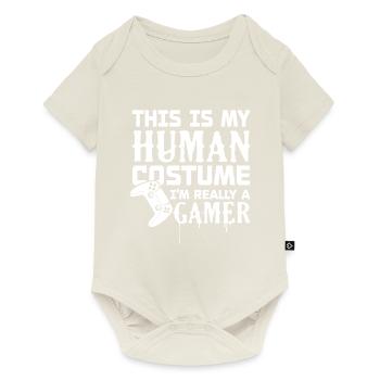 I'm really a gamer - Baby Premium short-sleeve bodysuit - off white - Front