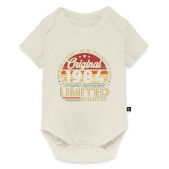 Original 1984 Vintage Rétro Cadeau D anniversaire - Baby Premium Kurzarmbody - Naturweiß - Vorne