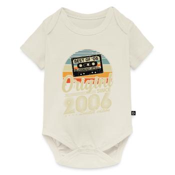 Original Since 2006 Vintage Birthday Gift - Baby Premium short-sleeve bodysuit - off white - Front