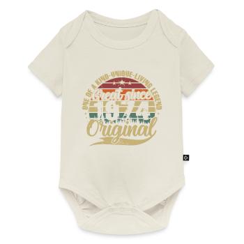 Grand depuis 1974 cadeau d’anniversaire Vintage - Body à manches courtes Premium Bébé - blanc cassé - Devant