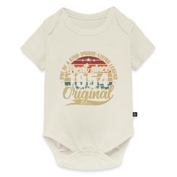 Great Since 1954 Vintage Birthday Gift - Baby Premium short-sleeve bodysuit - off white - Front