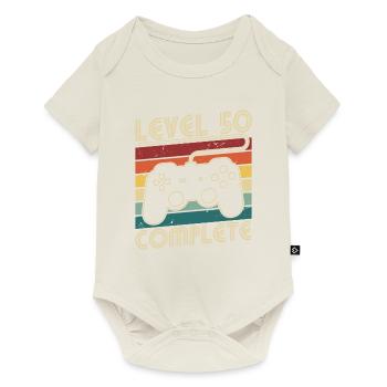 Level 50 Complete 50 Years Birthday Gift - Baby Premium short-sleeve bodysuit - off white - Front