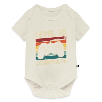 Niveau 30 Complet 30 Ans Cadeau d’Anniversaire - Body à manches courtes Premium Bébé - blanc cassé - Devant