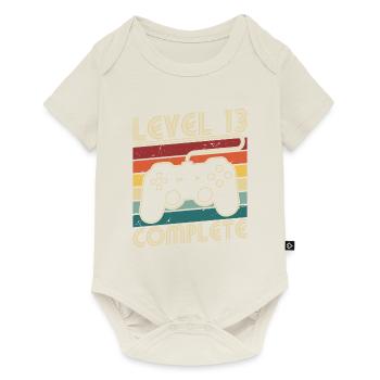Level 13 Complete 13 Years Birthday Gift - Baby Premium short-sleeve bodysuit - off white - Front