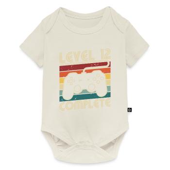 Level 12 Complete 12 Years Birthday Gift - Baby Premium short-sleeve bodysuit - off white - Front