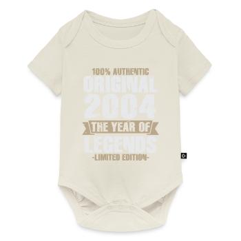 Legend 2004 Original Vintage Birthday Gift - Baby Premium short-sleeve bodysuit - off white - Front