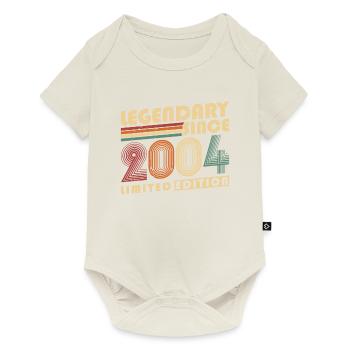 Légendaire depuis 2004 Vintage cadeau d’anniversaire - Body à manches courtes Premium Bébé - blanc cassé - Devant