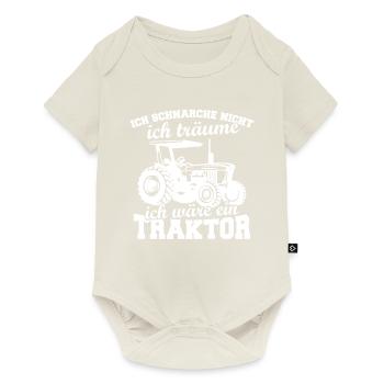 Don't snore, I dream I'm a tract - Baby Premium short-sleeve bodysuit - off white - Front