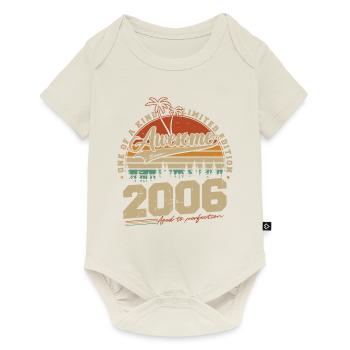 Vintage 2006 Vintage Cadeau D’anniversaire Rétro - Body à manches courtes Premium Bébé - blanc cassé - Devant