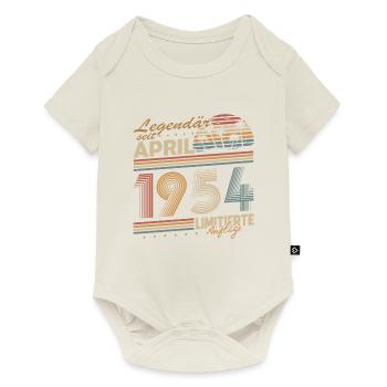 Legendary Since April 1954 Gift Birthday - Baby Premium short-sleeve bodysuit - off white - Front