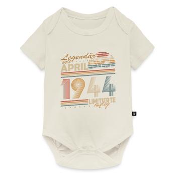 Legendary Since April 1944 Gift Birthday - Baby Premium short-sleeve bodysuit - off white - Front