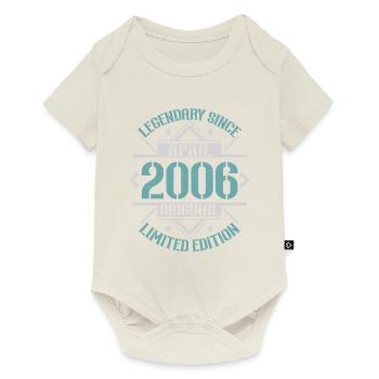 Vintage Avril 2006 Rétro Cadeau D'anniversaire - Baby Premium short-sleeve bodysuit - off white - Front