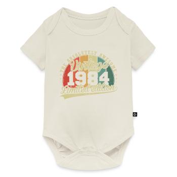 Great Since 1984 Vintage Vintage 1984 Gift - Baby Premium short-sleeve bodysuit - off white - Front