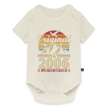 Original May 2006 Vintage Birthday Gift - Baby Premium short-sleeve bodysuit - off white - Front