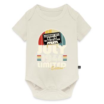Legendary since July 1944 Vintage Retro Birthday - Baby Premium short-sleeve bodysuit - off white - Front