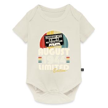 Legendary since August 1944 Vintage Birthday - Baby Premium short-sleeve bodysuit - off white - Front