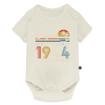 Original October 1944 Vintage Retro Birthday - Baby Premium short-sleeve bodysuit - off white - Front