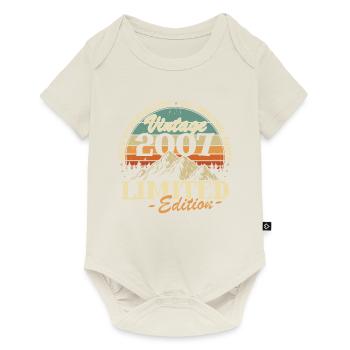 Vintage 2007 Vintage Birthday Retro Gift - Baby Premium short-sleeve bodysuit - off white - Front