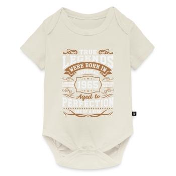 Legends Born in 1965 - Baby Premium short-sleeve bodysuit - off white - Front