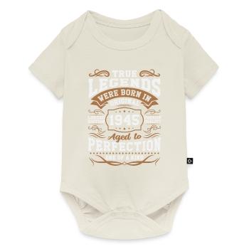 Legends Born in 1945 - Baby Premium short-sleeve bodysuit - off white - Front
