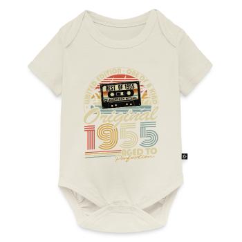 Original 1955 Vintage Cadeau d’anniversaire Rétro - Body à manches courtes Premium Bébé - blanc cassé - Devant