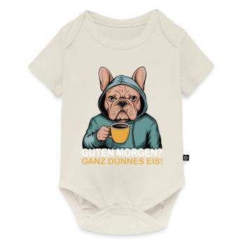 Good morning very thin cream french - Baby Premium short-sleeve bodysuit - off white - Front
