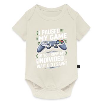 Gamer Gaming Zocken Zocker - Baby Premium short-sleeve bodysuit - off white - Front