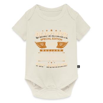 Oldtimer Baujahr 1955 Geboren Jahrgang Geburtstag - Baby Premium Kurzarmbody - Naturweiß - Vorne