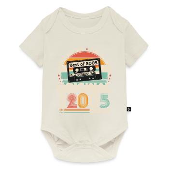 Original 2005 Jahrgang Geburtstagsgeschenk Retro - Baby Premium Kurzarmbody - Naturweiß - Vorne