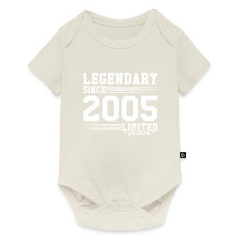 Légendaire depuis 2005 Cadeau d’anniversaire vintage - Body à manches courtes Premium Bébé - blanc cassé - Devant