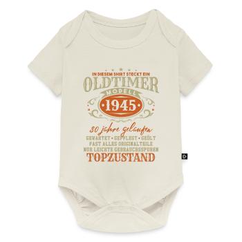 Vintage Model 1945 Vintage Birthday Gift - Baby Premium short-sleeve bodysuit - off white - Front