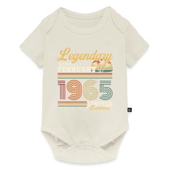 Legendary since February 1965 Vintage Birthday - Baby Premium short-sleeve bodysuit - off white - Front