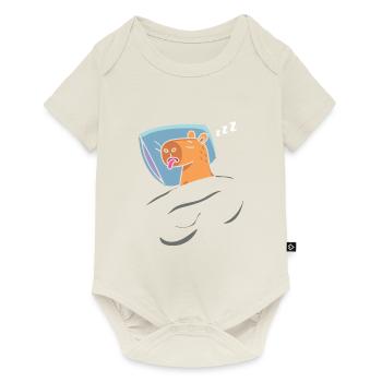 Capybara Pajama Sleep Shirt Capybara Capybara - Baby Premium short-sleeve bodysuit - off white - Front