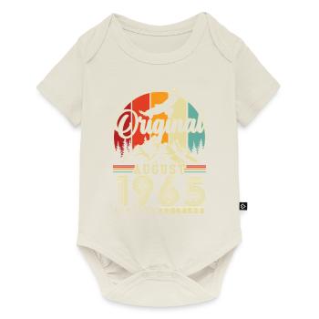Original August 1965 Vintage Birthday - Baby Premium short-sleeve bodysuit - off white - Front