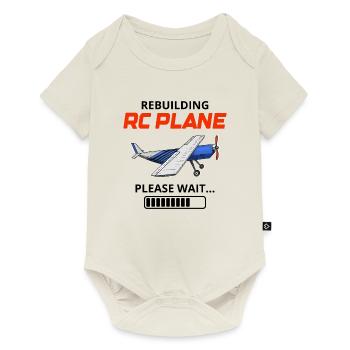 RC Model Planes Avion Pilote Drôle cadeau - Body à manches courtes Premium Bébé - blanc cassé - Devant