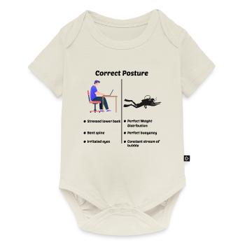 Scuba Diving Diver Computer Engineer Programmer - Baby Premium short-sleeve bodysuit - off white - Front