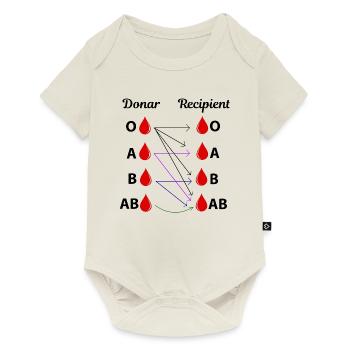 World Blood Donor Day Awareness Month - Baby Premium short-sleeve bodysuit - off white - Front