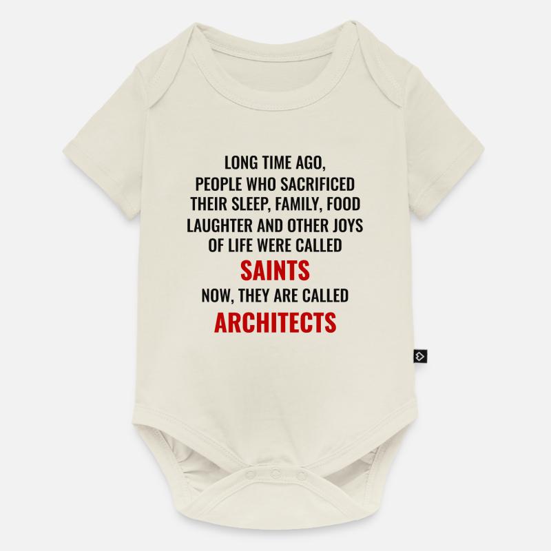 Architecte Architecte Étudiant Architecte Drôle - Body à manches courtes Premium Bébé - blanc cassé