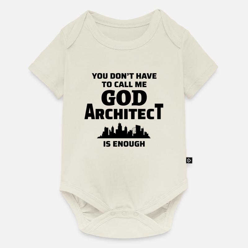 Architecte Architecte Étudiant Architecte Drôle - Body à manches courtes Premium Bébé - blanc cassé