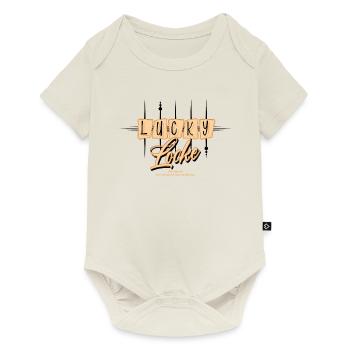 Lucky Locke Atomic - Baby Premium Kurzarmbody - Naturweiß - Vorne