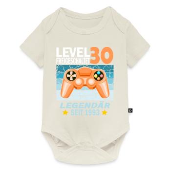 30. Geburtstag Gamer zocken Geburtstjahr 1993 - Baby Premium Kurzarmbody - Naturweiß - Vorne