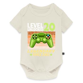 20. Geburtstag Gamer zocken Geburtstjahr 2003 - Baby Premium Kurzarmbody - Naturweiß - Vorne